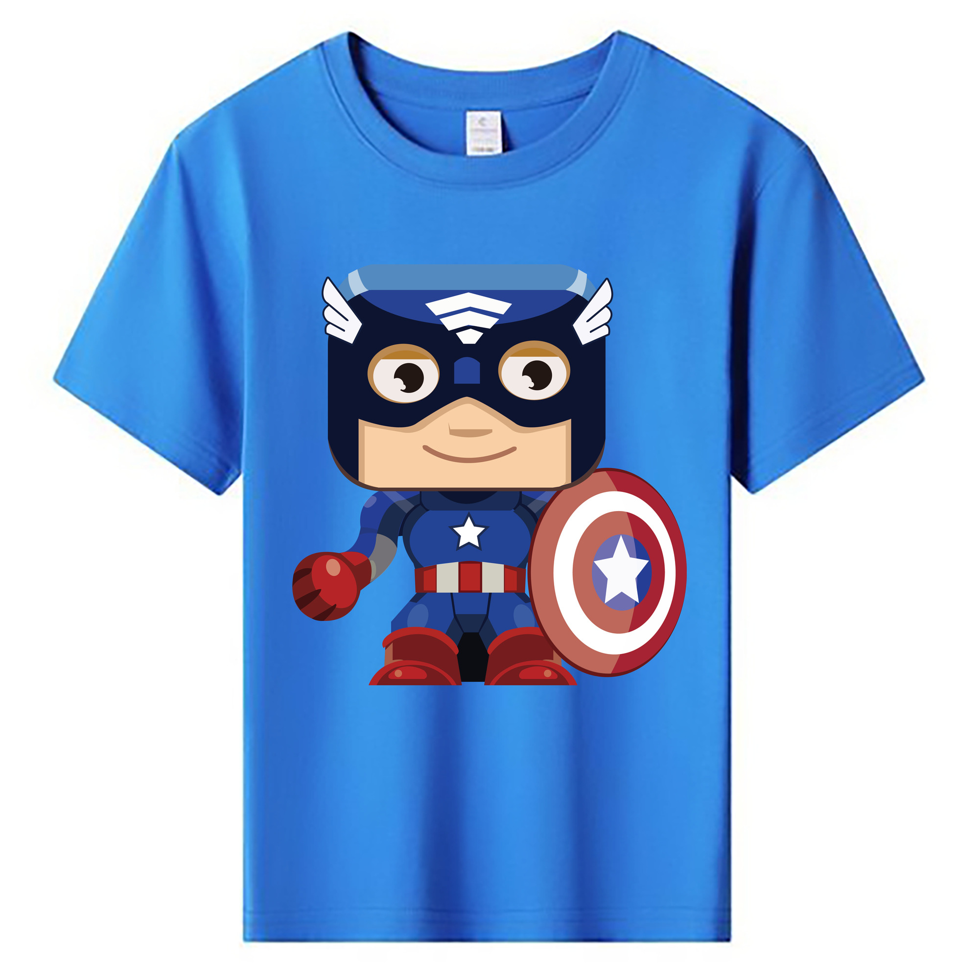 （画像用） アベンジャーズ The Avengers 綿100％キッズTシャツ（フロントプリント）